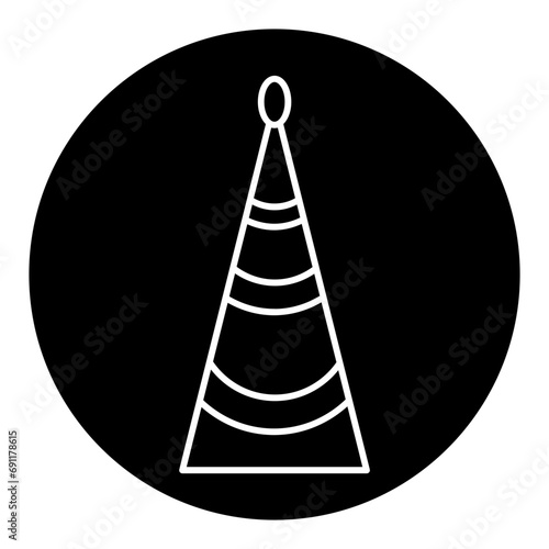carnival glyph icon