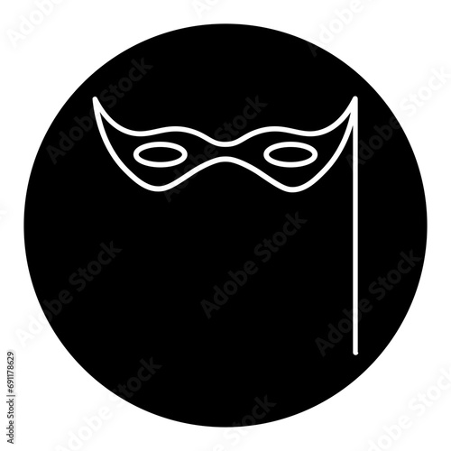 carnival glyph icon