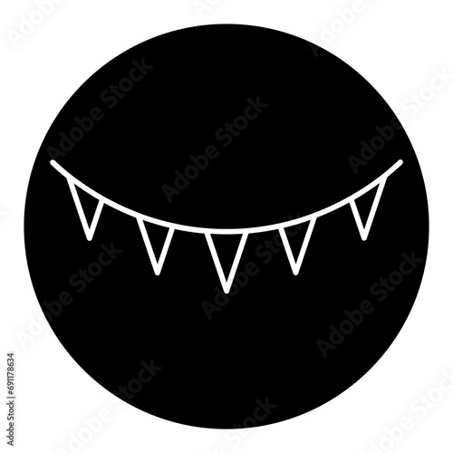 carnival glyph icon