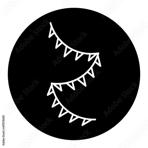 carnival glyph icon