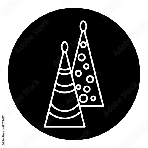 carnival glyph icon