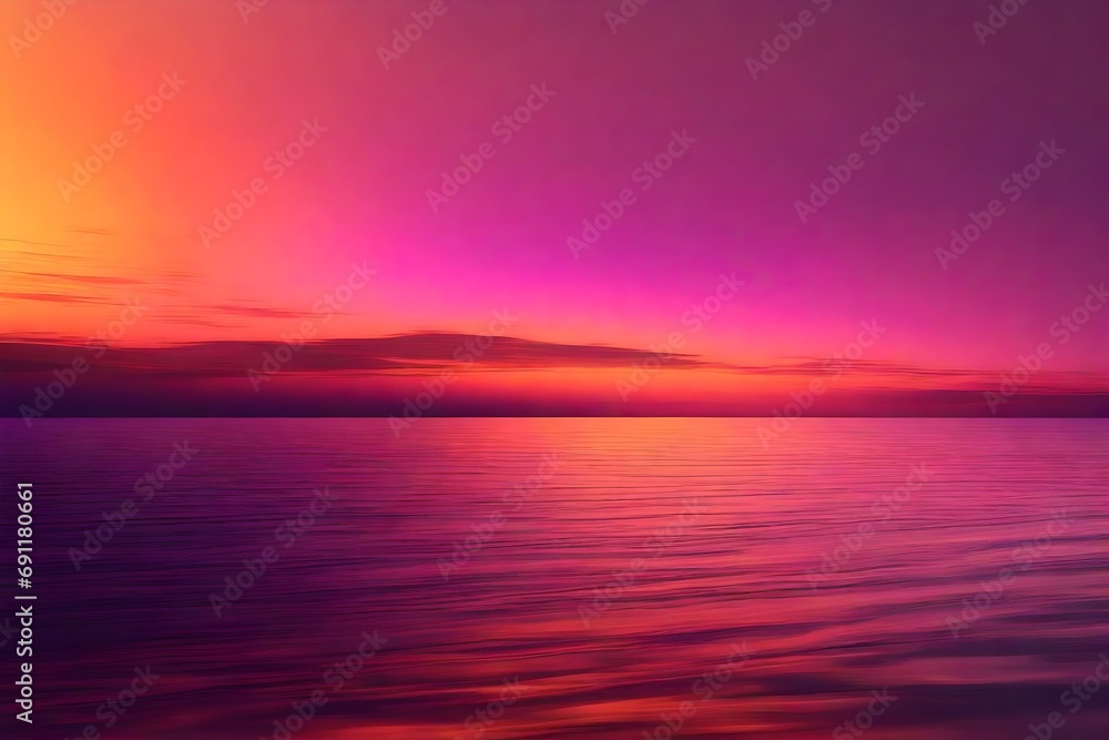 A gradient background transitioning from warm oranges to deep purples, capturing the essence of a breathtaking sunset, perfect for a vibrant feel.