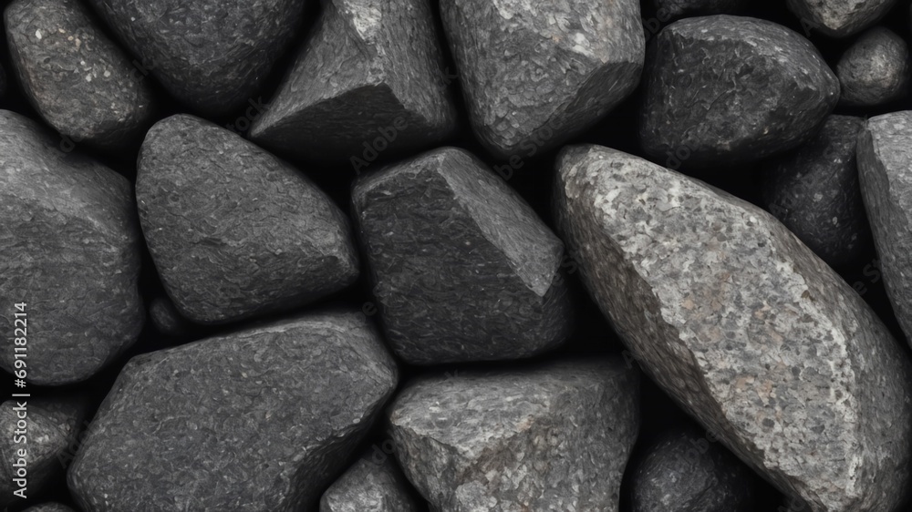 pile of stones texture.Created with Generative Ai technology pile of stones texture.Created with Generative Ai technology