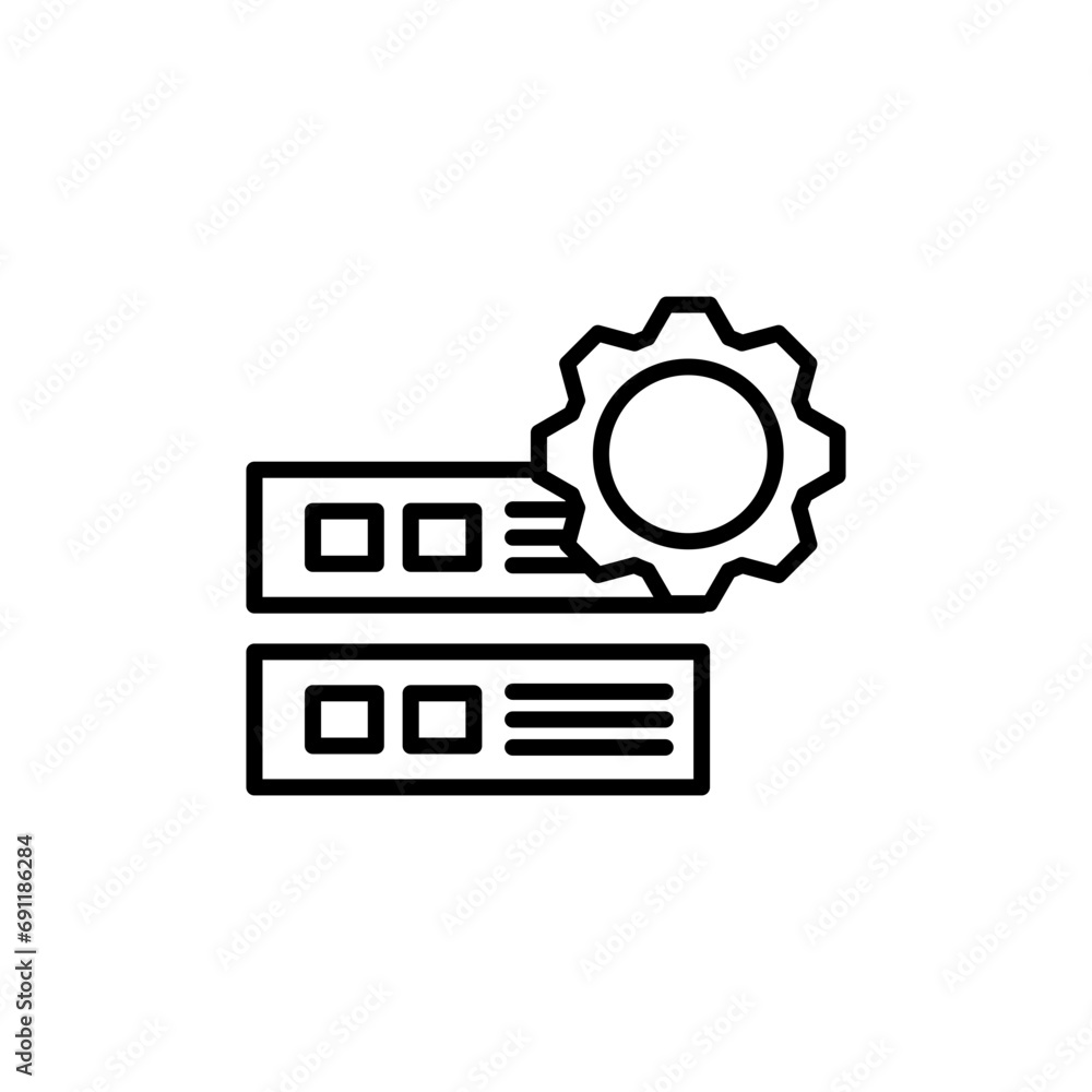 Information technology gear icon. it sector settings or big data center chip development optimization logo symbol. information technology cogwheel gear vector logo. technical support service line sign Information technology gear icon. it sector settings or big data center chip development optimization logo symbol. information technology cogwheel gear vector logo. technical support service line sign