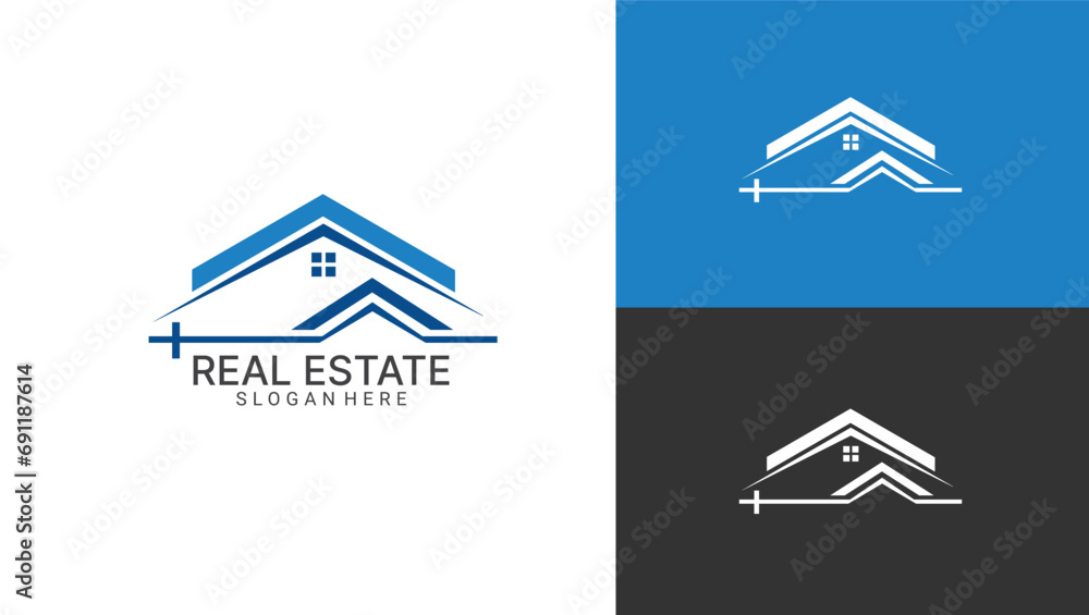 professional real estate and property management vector logo design template for your company or business.