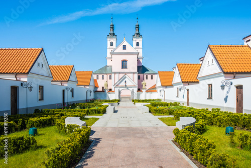 Church in Camaldolese monastery complex on the Wigry lake peninsula, Podlasie, Poland photo