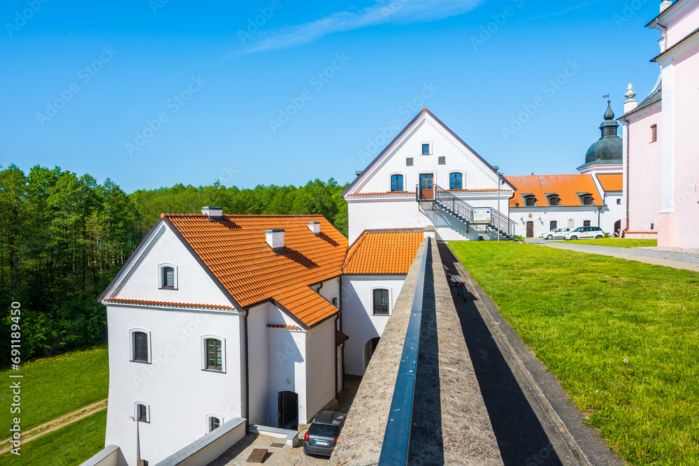 Church in Camaldolese monastery complex on the Wigry lake peninsula, Podlasie, Poland