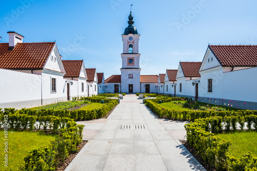 Church in Camaldolese monastery complex on the Wigry lake peninsula, Podlasie, Poland photo