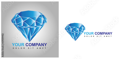 Luxury Luster: Elevating Your Brand with a Diamond Logo.