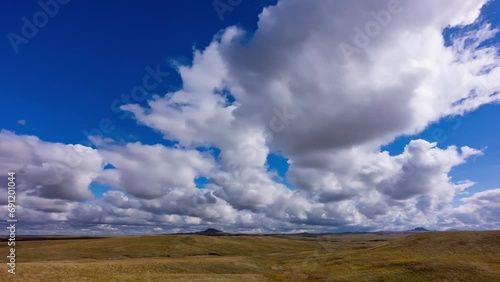 Time lapse - Scenic Grassland in South Dakota