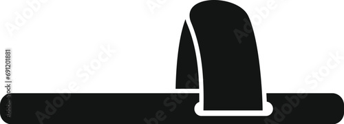 Clothing home slippers icon simple vector. Foot shoes. Residence indoor