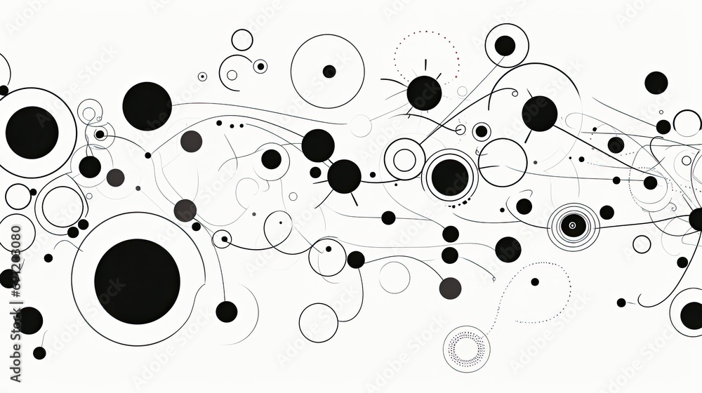 a Abstract organic Turing pattern, in a Black on white horizontal background format, in a Graphic design-themed, Graphic illustration in JPG. Generative ai a Abstract organic Turing pattern, in a Black on white horizontal background format, in a Graphic design-themed, Graphic illustration in JPG. Generative ai