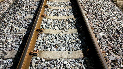 railway tracks in a row