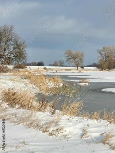river in winter