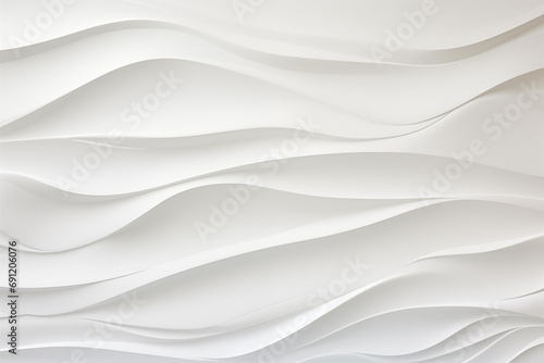 Wavy white paper texture background