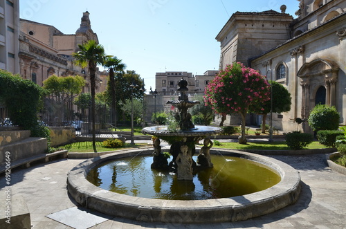 fountain in Ragusa