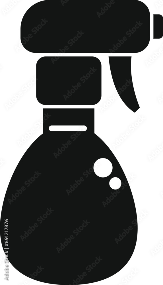 Flower home sprayer icon simple vector. Clean wash hand. Container can Flower home sprayer icon simple vector. Clean wash hand. Container can