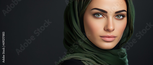 portrait of a woman in hijab 