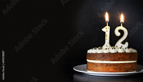 12 years Birthday cake
