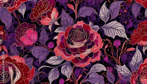 Wallpaper flower art background