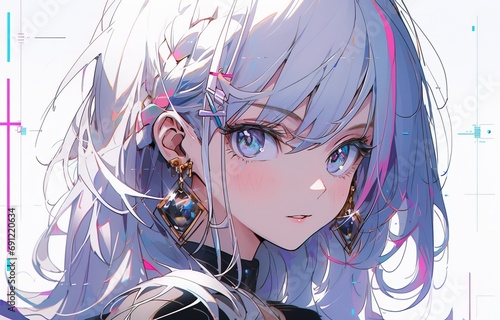 クール女性,Generative AI AI画像