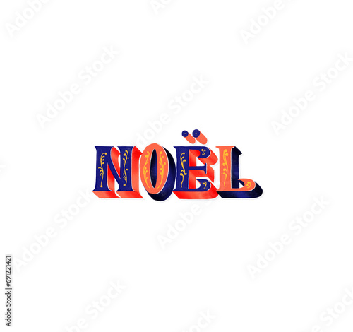 Noël - Lettrage 