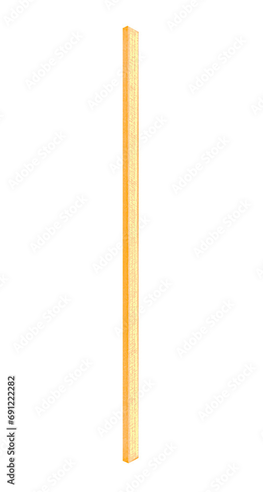 A gold vertical plank painted gold on a transparent background
A gold vertical plank painted gold on a transparent background