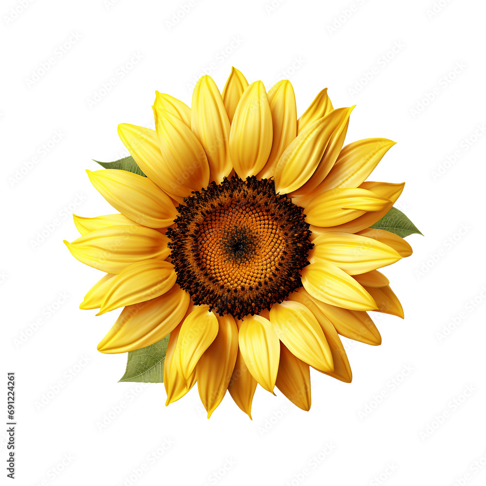 Fototapeta premium Radiant sunflower bloom