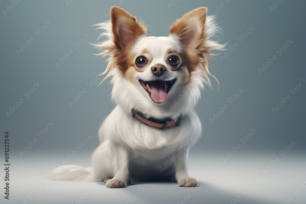 chihuahua on a white background