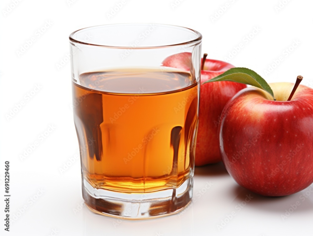 Apple cider isolated on white background Apple cider isolated on white background