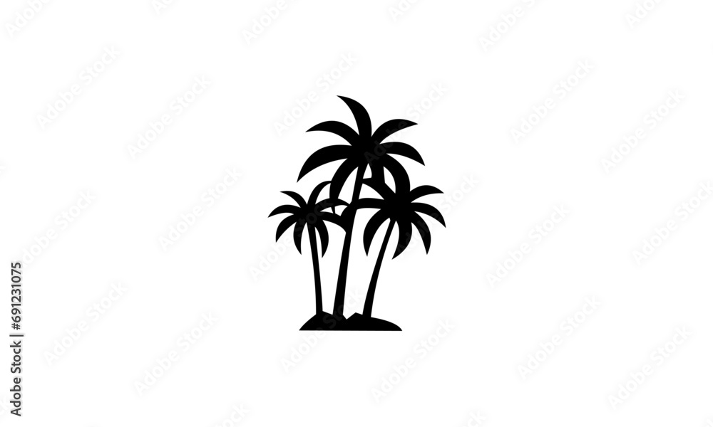 palm tree silhouette palm tree silhouette