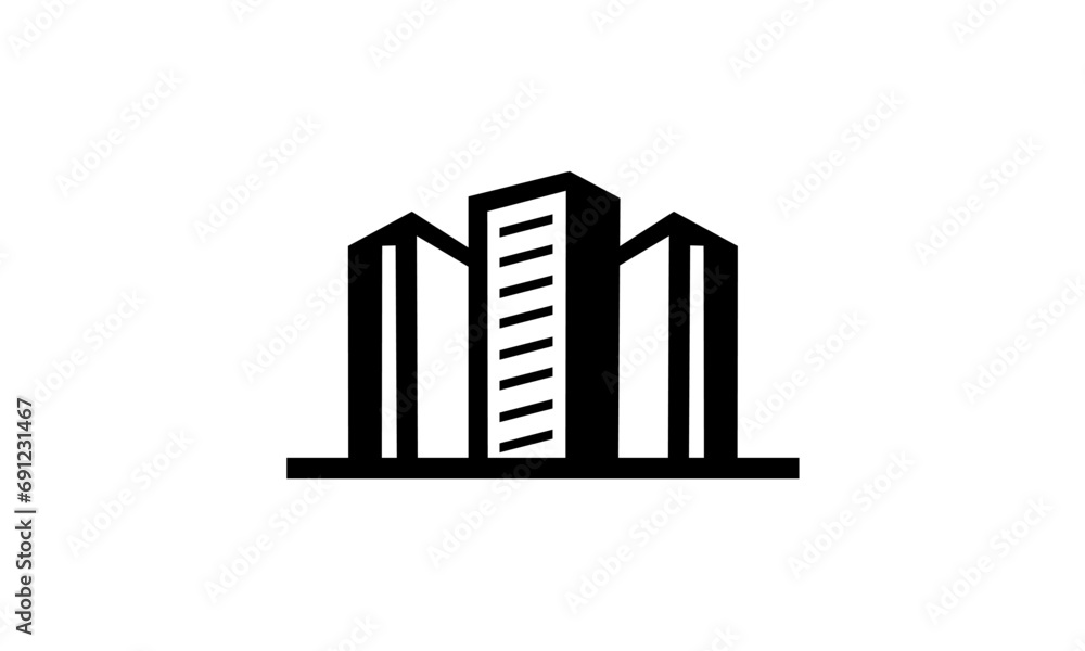  building city logo