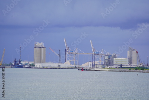 Fototapeta Naklejka Na Ścianę i Meble -  spacex launch site facility in Cape Canaveral, Florida 