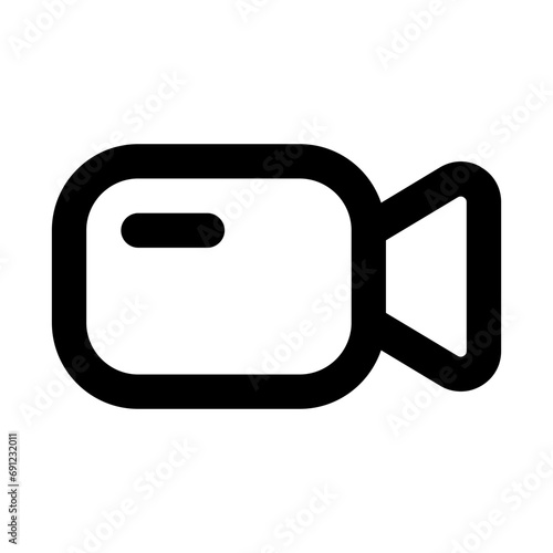 Video Camera Line UI Icon
