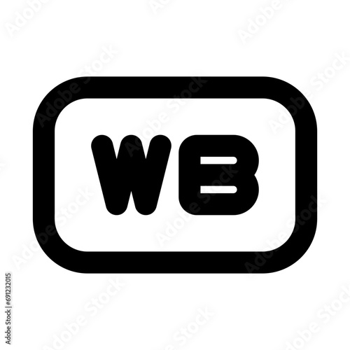 White Balance Line UI Icon