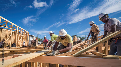Empathetic Volunteers Unite to Skillfully Construct Homes, Creating Lasting Impact After a Devastating Disaster