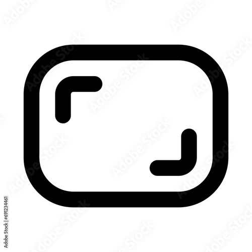 Enlarge Line UI Icon