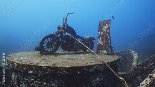 Harley Davidson wreck