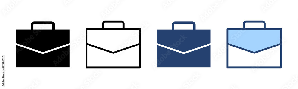 Briefcase icon vector. suitcase sign and symbol. luggage symbol. Briefcase icon vector. suitcase sign and symbol. luggage symbol.