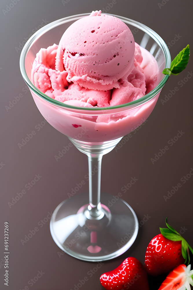 the Refreshing strawberry beverage in a glass, with a hint of sweetness. the Refreshing strawberry beverage in a glass, with a hint of sweetness.