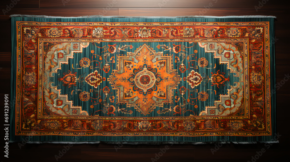 Oriental rug - background - backdrop - graphic resource - ornate and stylish 