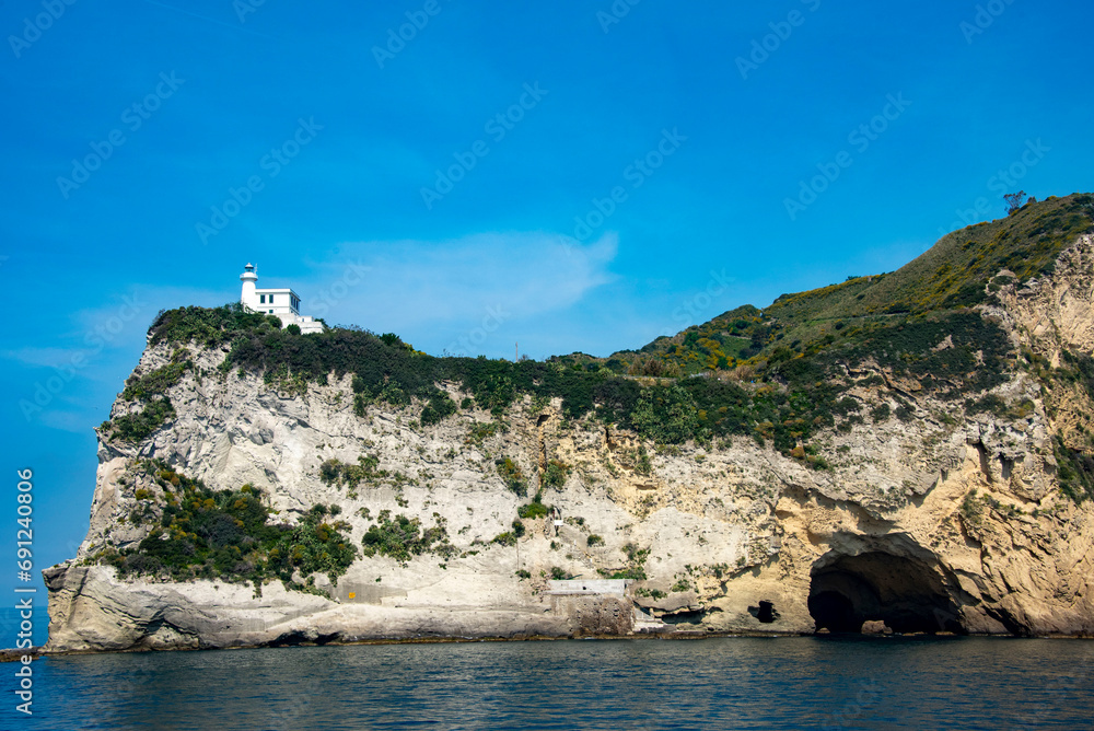 Fototapeta premium Cape Miseno Lighthouse - Italy