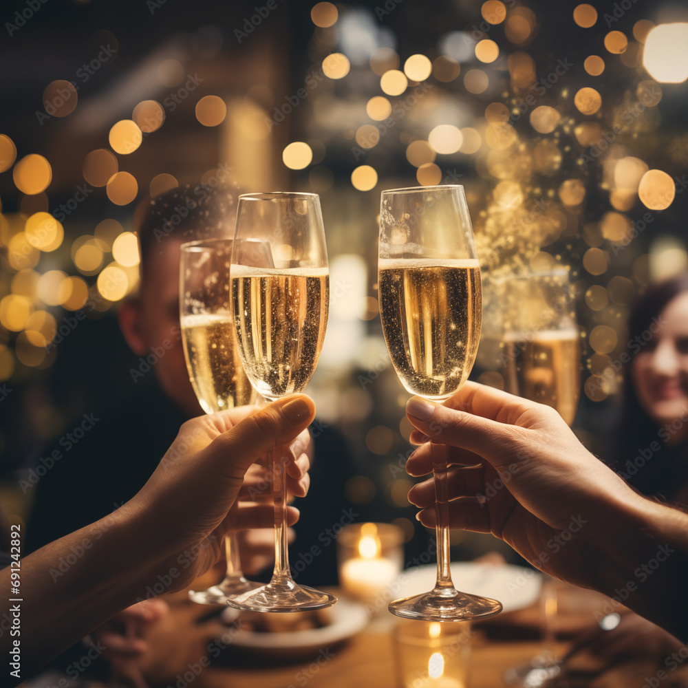 Toasting to Joy: Sparkling Champagne Celebration Toasting to Joy: Sparkling Champagne Celebration