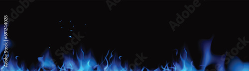 Fire and sparks effects vector background design.
