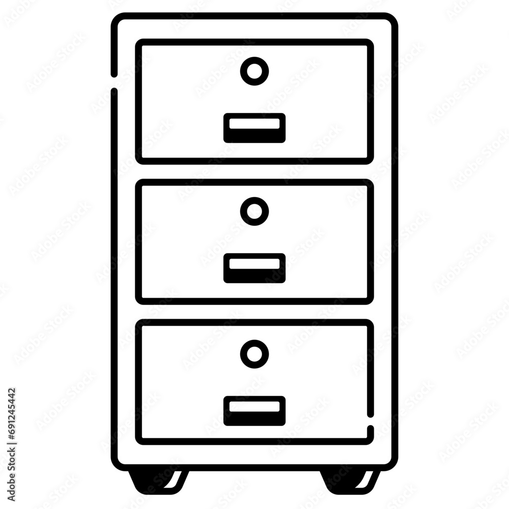 File Cabinet Icon File Cabinet Icon