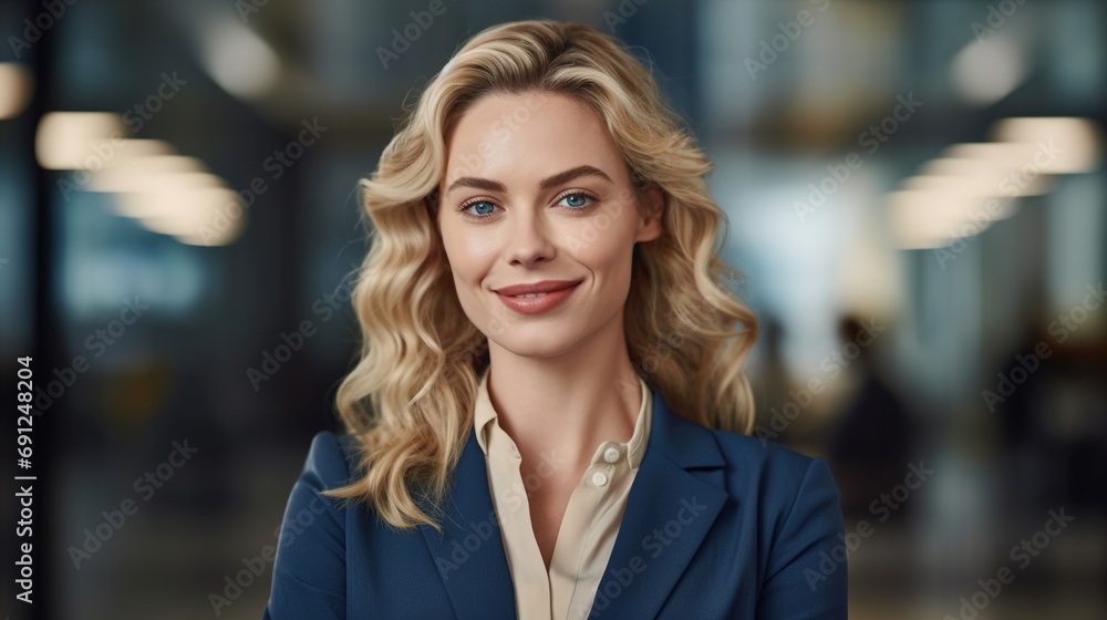 Portrait of an attractive business woman Portrait of an attractive business woman
