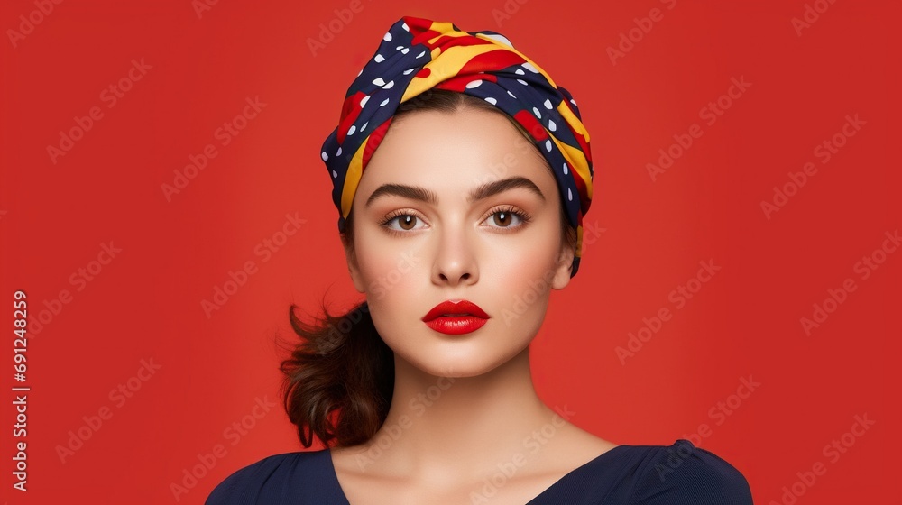 Portrait of an attractive fashionable woman Portrait of an attractive fashionable woman