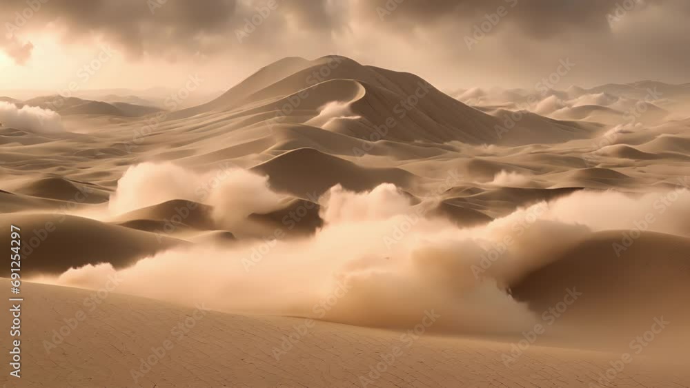 Swirling columns sand dust form beautiful dangerous formations dust storm makes across barren landscape. Swirling columns sand dust form beautiful dangerous formations dust storm makes across barren landscape.