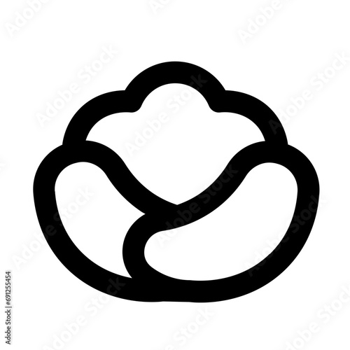 Cauliflower Line UI Icon