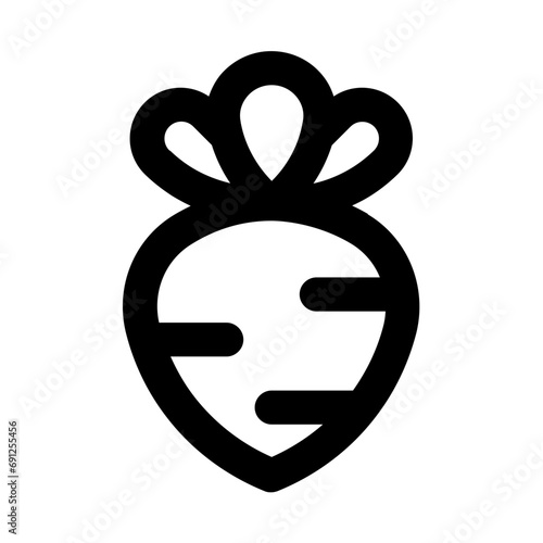 Beetroot Line UI Icon
